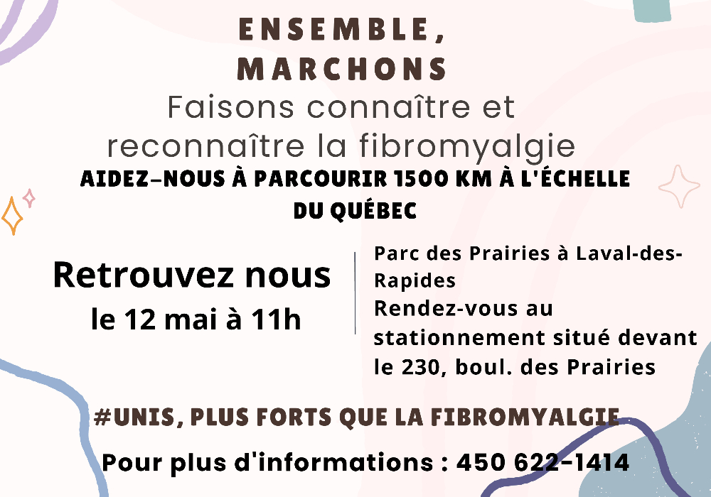 Marche pour la journée internationale de la fibromyalgie