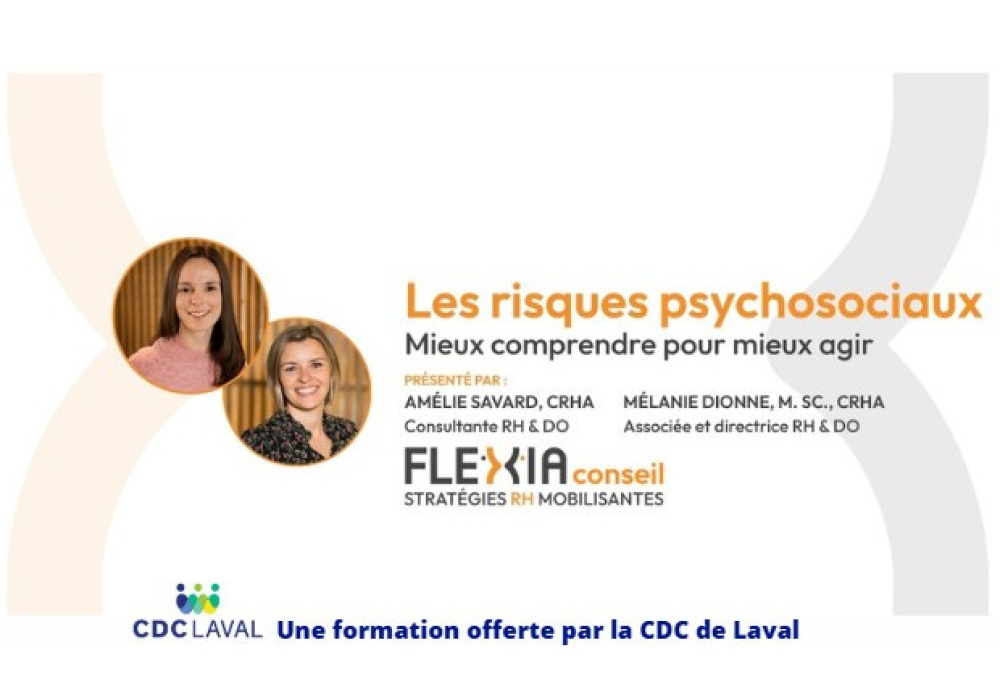 Les risques psychosociaux en milieu de travail